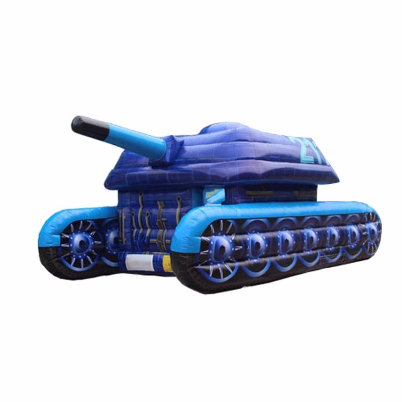 通州蓝色充气坦克